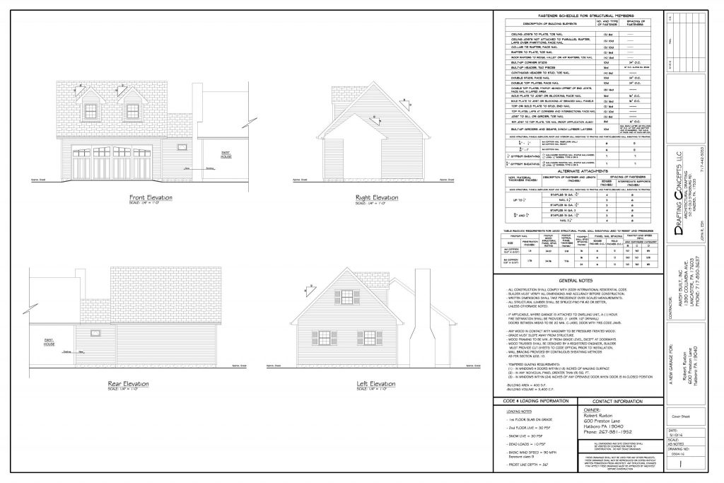 Popular Garage Blueprint